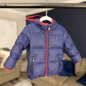 Ralph Lauren Navy Jacket with Red Details